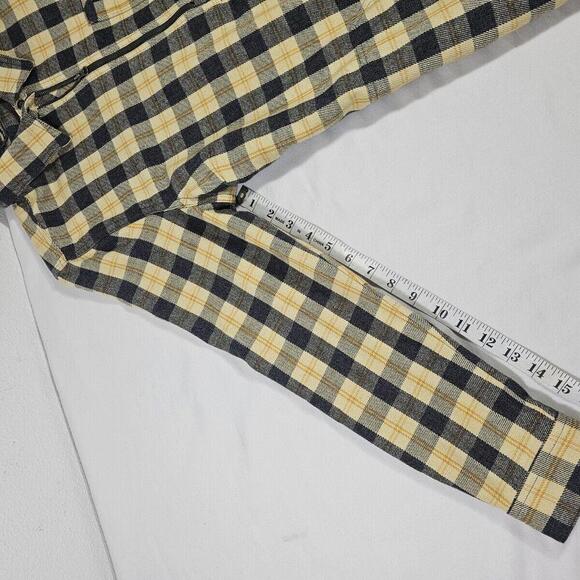 Toad&Co Bodie 1/4 Zip Long Sleeve Plaid Flannel Dress Size Medium - Picture 6 of 7